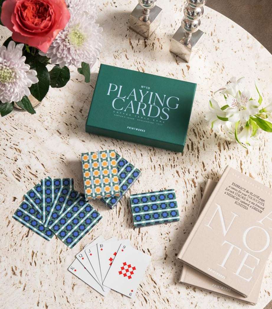 Printworks playing cards set of 2 with decorative box, imported from the UK