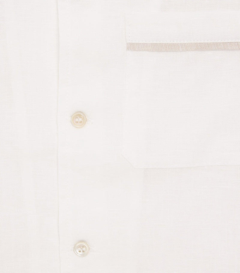 Eleventy Kids linen button-up shirt for children, short sleeves, ages 2-16 - British product