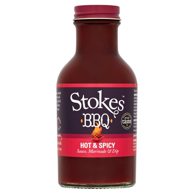 Stokes Hot & Spicy Barbecue Sauce   315g GOODS M&S   