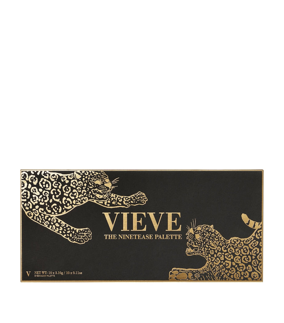 Vieve Ninetease eye palette with cool-toned shades 31g (British brand)