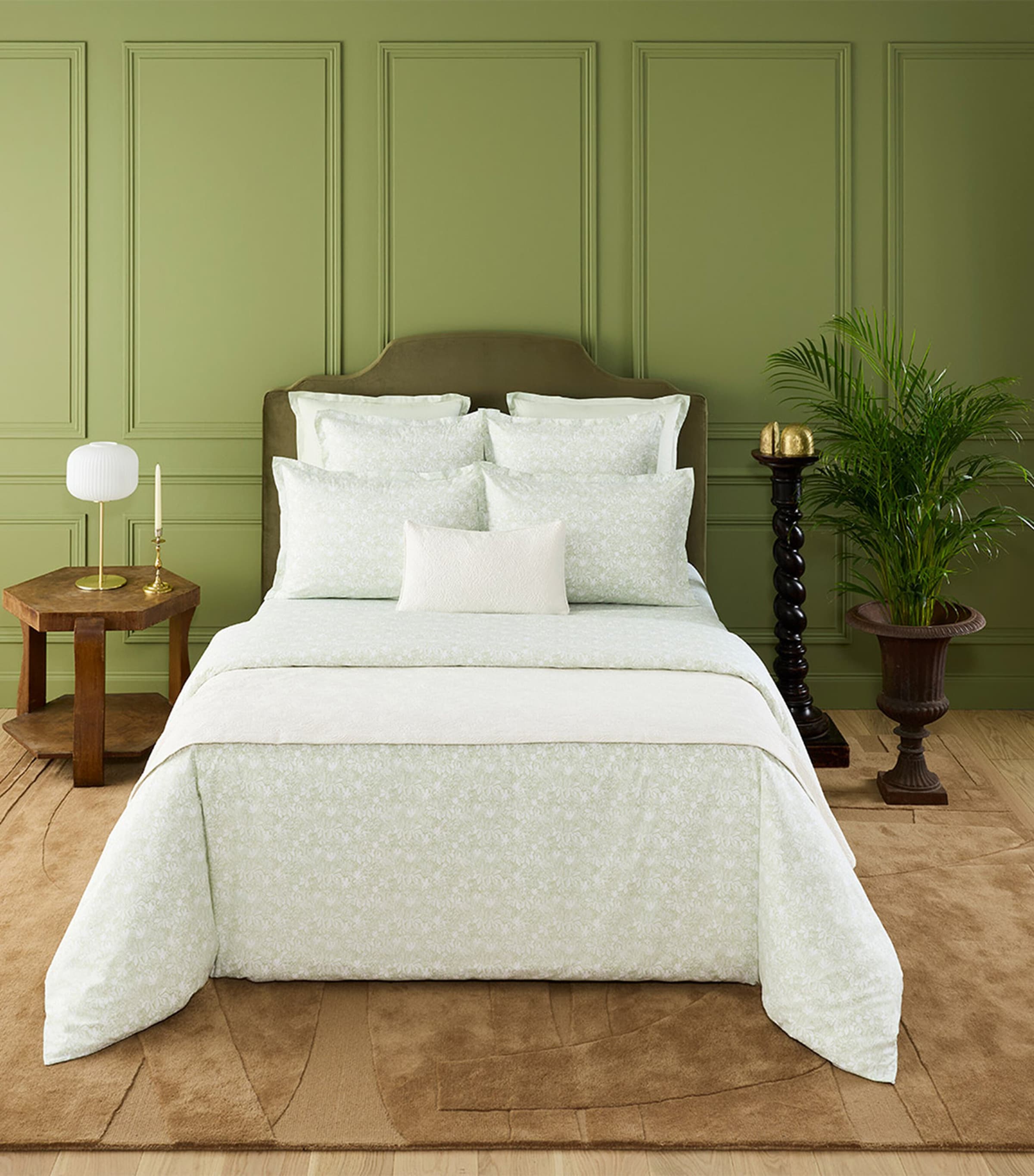 Yves Delorme Capri Amande single duvet cover 140cm x 200cm (British brand)