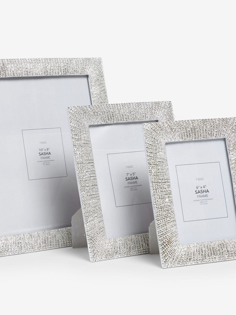 Silver Diamanté Picture Frame