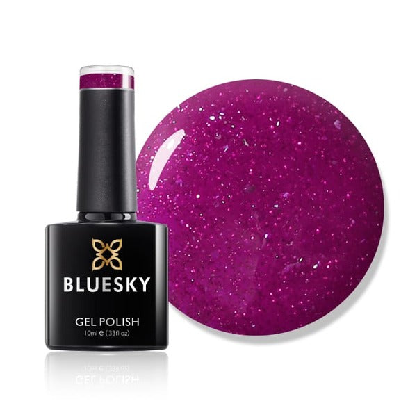 Bluesky Red Star gel polish bottle, imported from the UK
