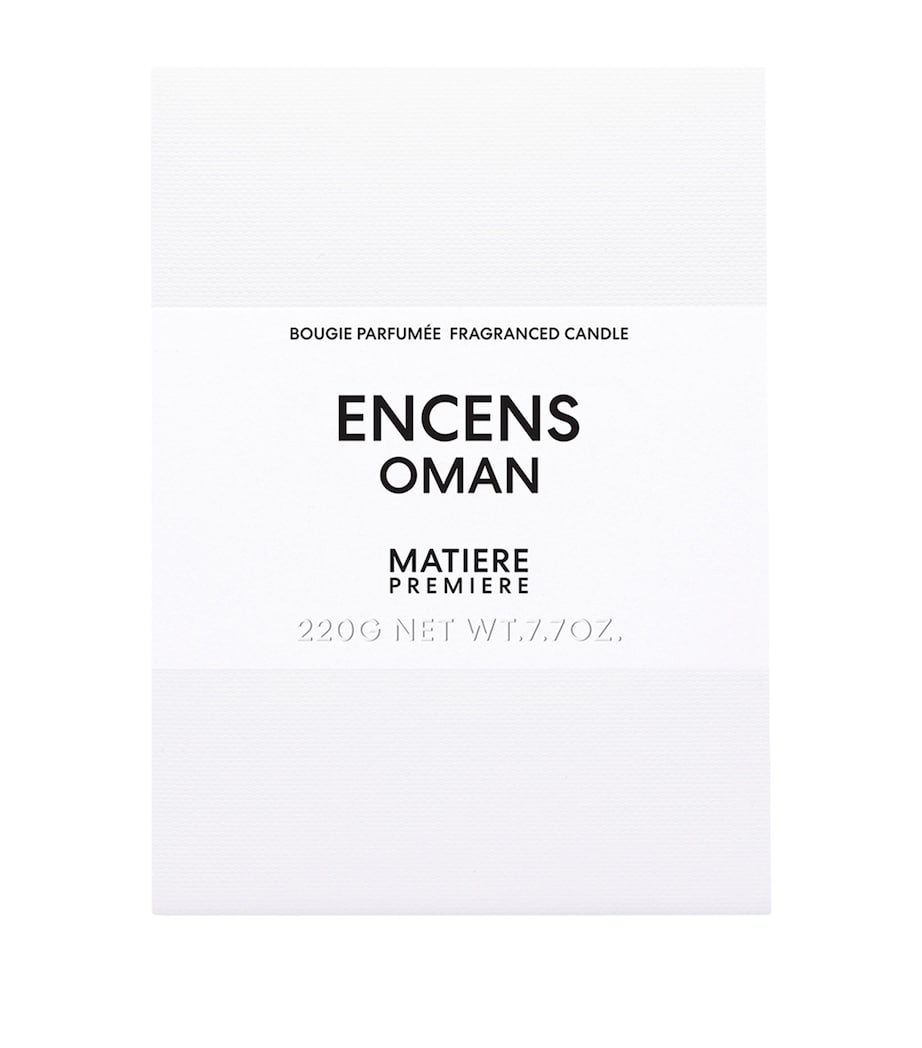 Matiere Premiere Encens Oman scented candle 220g, imported from the UK