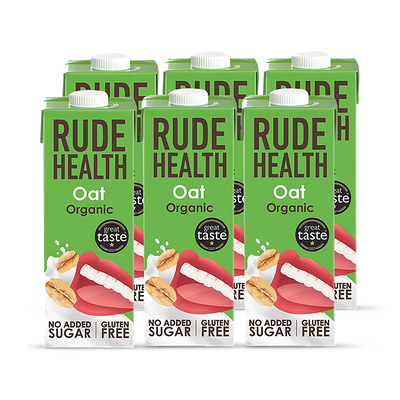 Rude Health Organic Oat Milk Alternative 6 x 1 Litres