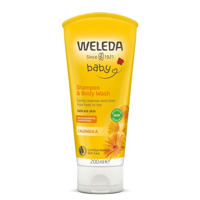 Weleda Baby Natural Calendula Vegan Shampoo & Body Wash   200ml GOODS M&S   