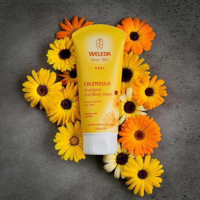 Weleda Baby Natural Calendula Vegan Shampoo & Body Wash   200ml GOODS M&S   