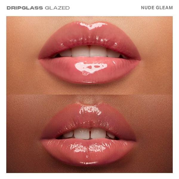Morphe Glazed Lip Gloss Nude Gleam, imported from the UK