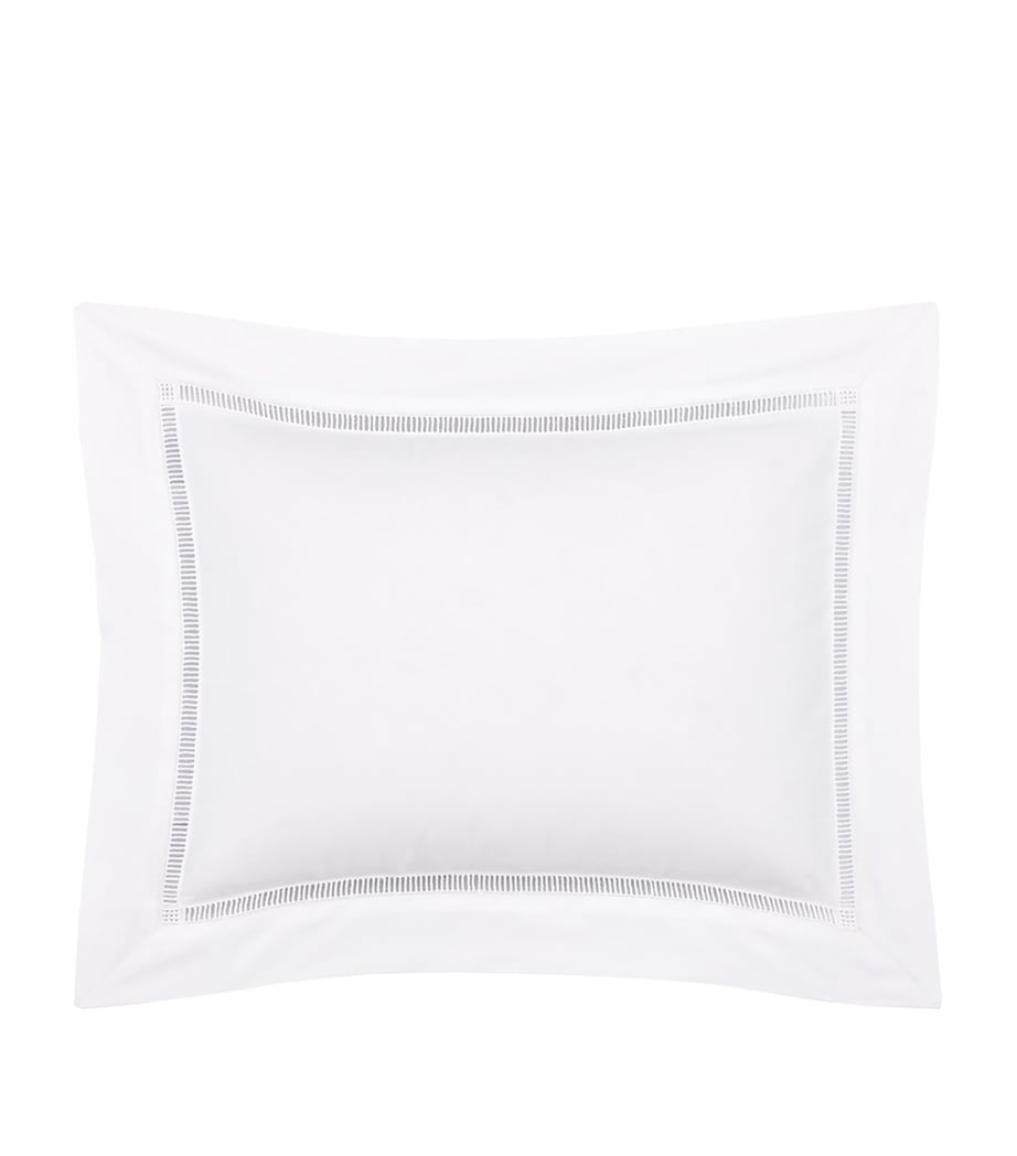 Yves Delorme Colisée Blanc boudoir pillowcase 31cm x 42cm (British brand)