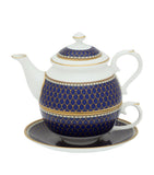 Halcyon Days Antler Trellis tea set, UK version