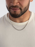 Silver curb necklace 50cm (British brand)