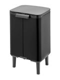 Brabantia Black Bo Hi waste bin 7L - British product