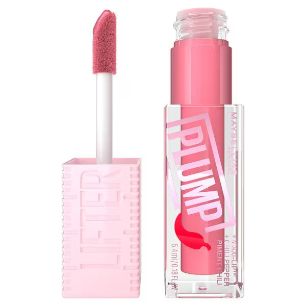 Maybelline Lifter Plump Lip Gloss Blush Blaze, imported from the UK