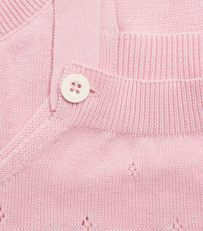 Petit Bateau cotton pointelle bodysuit 1-18 months, imported from the UK