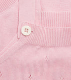 Petit Bateau cotton pointelle bodysuit 1-18 months, imported from the UK
