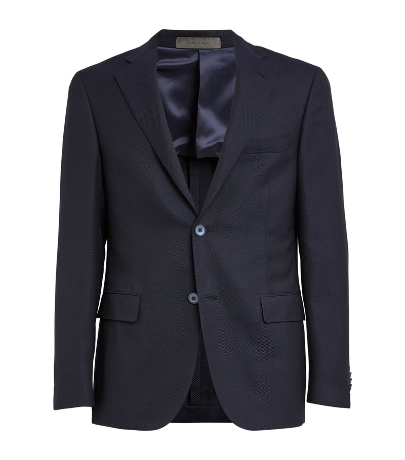 Corneliani hopsack wool blazer - British product
