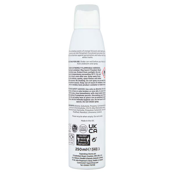 Superdrug Layering Lab Exotic Deodorant Spray 250ml (British brand)