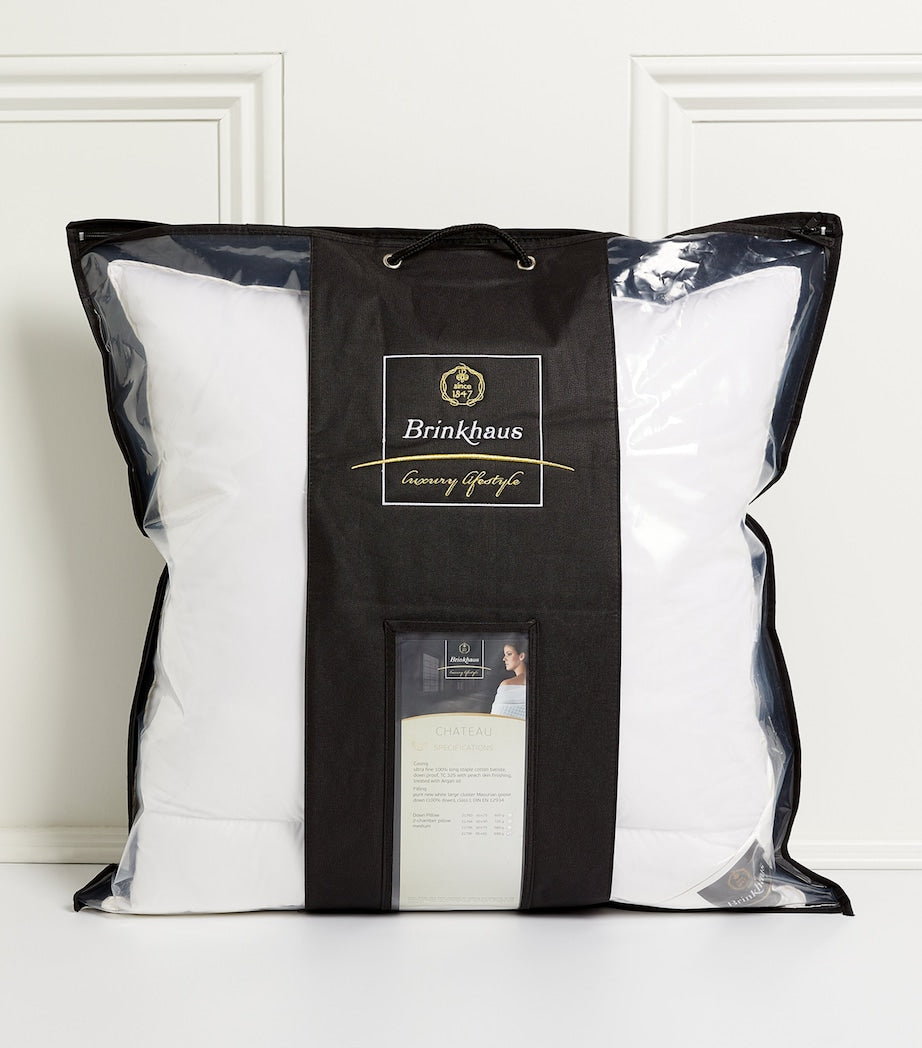Brinkhaus Medium 100% Canadian Goose Down Chateau Pillow (65cm x 65cm)
