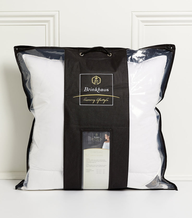 Brinkhaus Medium 100% Canadian Goose Down Chateau Pillow (65cm x 65cm)