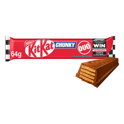 Kit Kat F1 Chunky Duo milk chocolate bar 64g, UK version