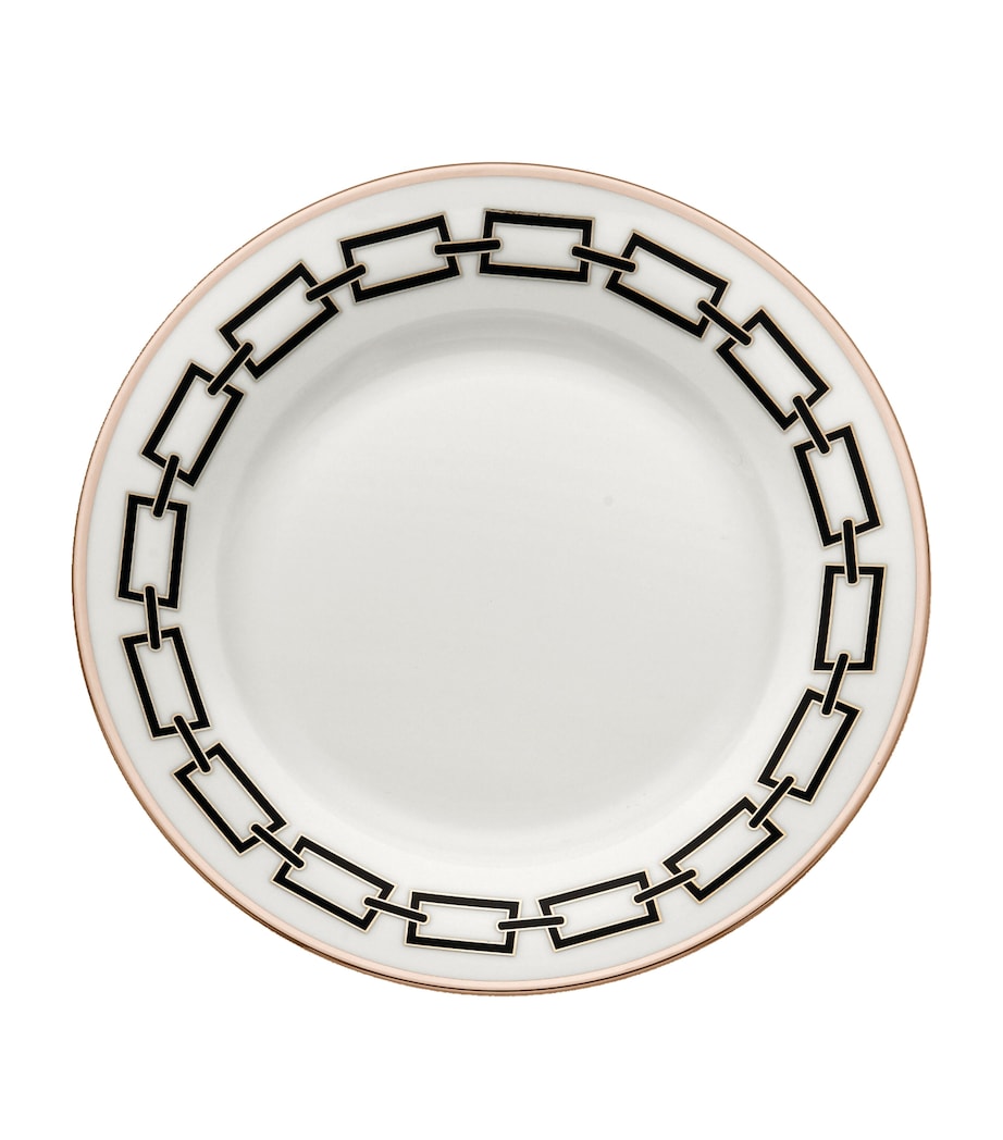 GINORI 1735 Catene Nero dessert plate 22cm, UK version