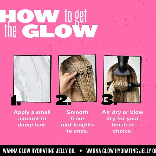 TIGI Wanna Glow Jelly Oil 100ml, imported from the UK