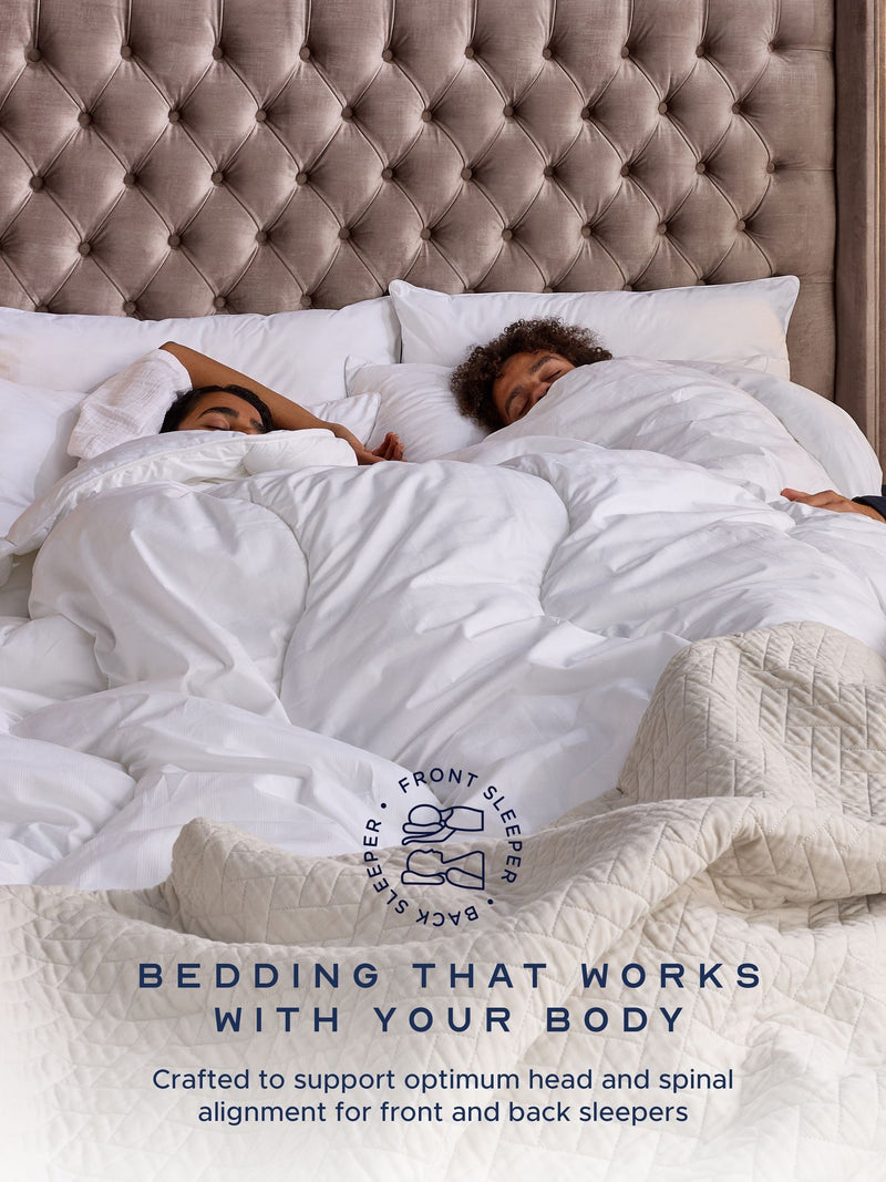 Snuggledown medium back sleeper white pillow (British brand)