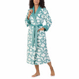 DKNY women's shawl collar long plush robe - British product