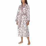 DKNY women's shawl collar long plush robe - British product