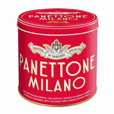 Lazzaroni Chiostro Di Saronno Klassisk Panettone Rosin Appelsin 1kg Boks