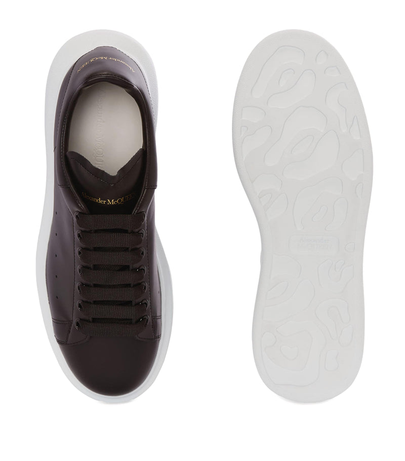 Alexander McQueen leather oversized sneakers, imported from the UK