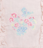 Tartine et Chocolat linen embroidered floral dress for ages 3 months to 4 years (British brand)