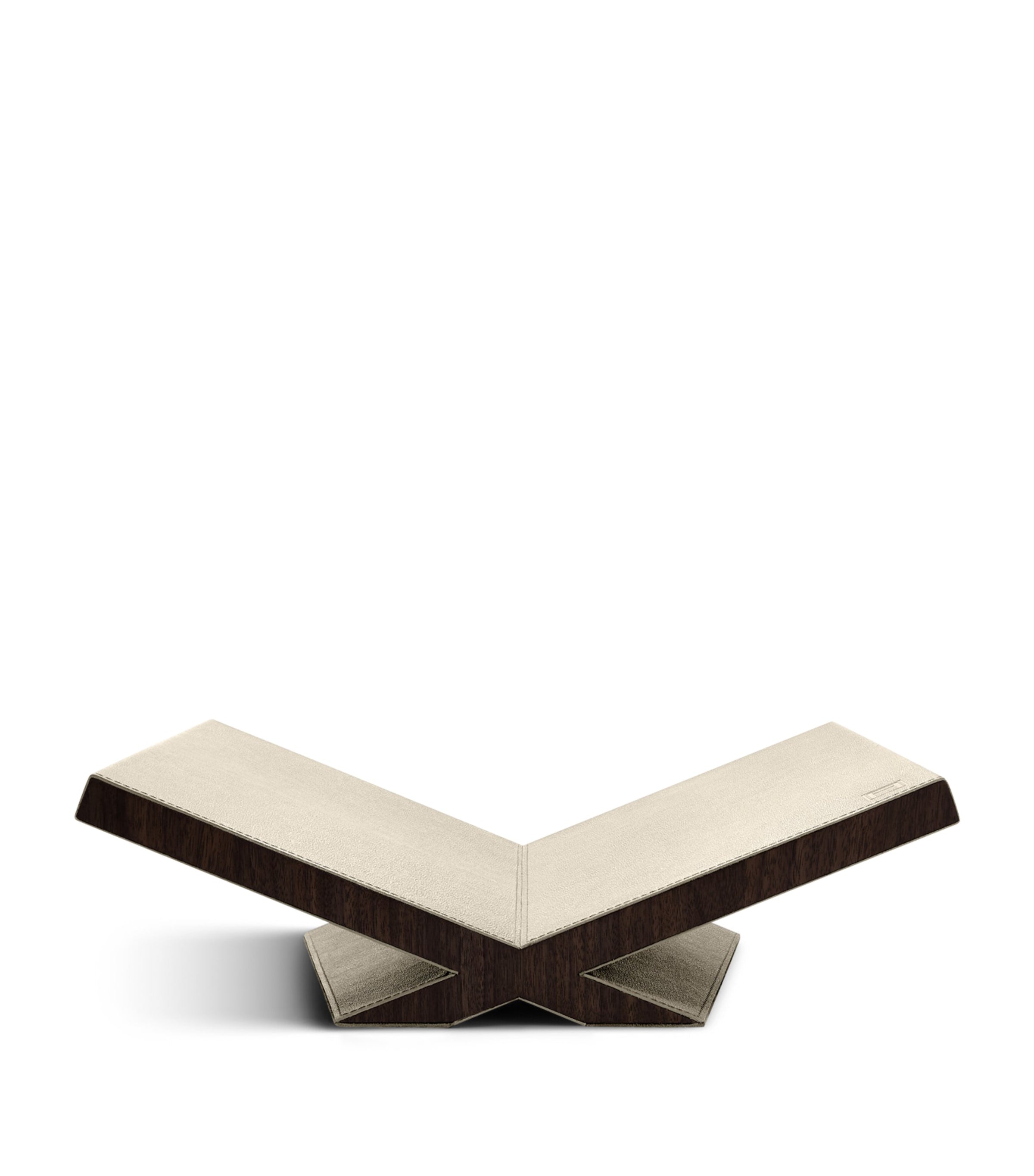 Assouline Walnut-Leather Classic Culture Bookstand
