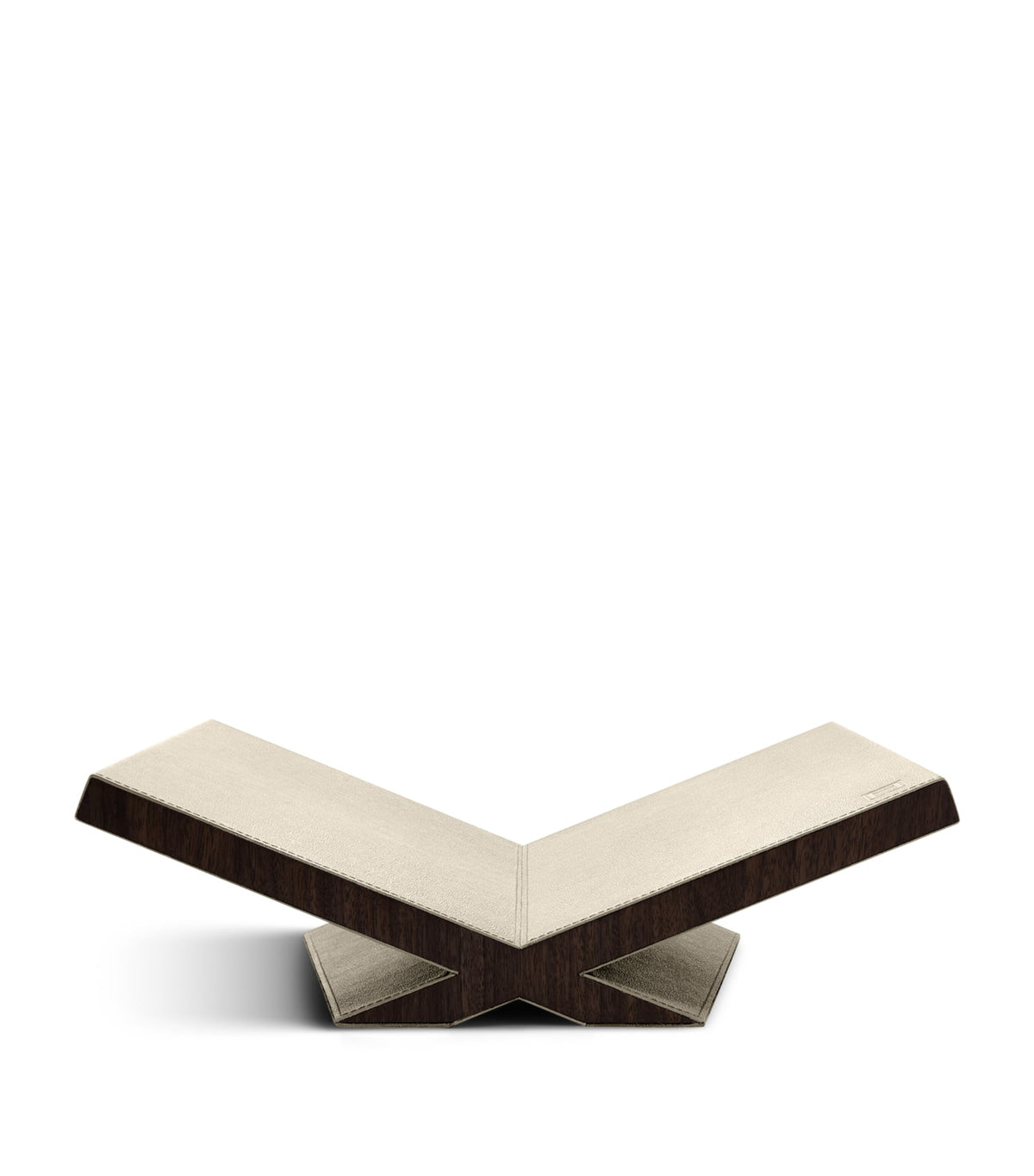Assouline Walnut-Leather Classic Culture Bookstand