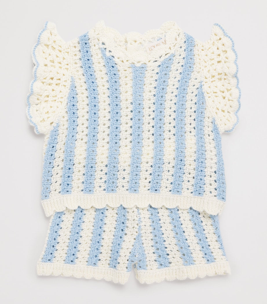 Louise Misha cotton stripe Mekylane bloomers 5-10 years, UK version