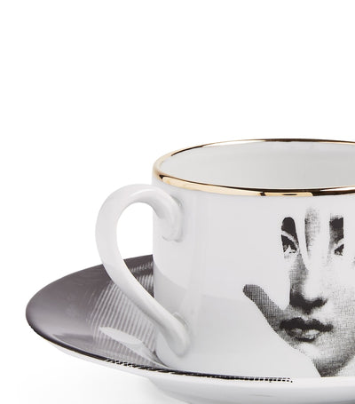 Tasse à thé designer Fornasetti Tema e Variazioni No. 16