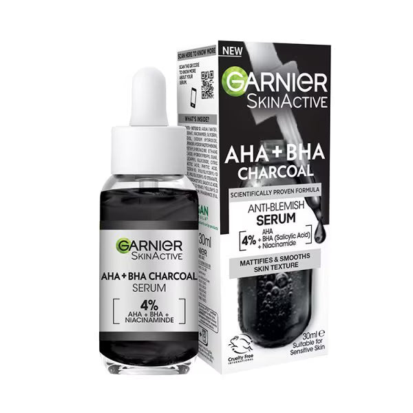 Garnier AHA BHA Niacinamide serum 30ml, UK version