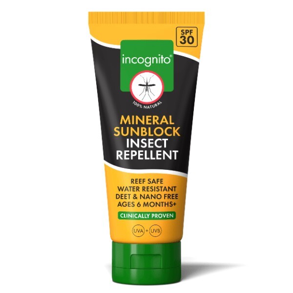 Incognito Mineral Suncream Insect Repellent SPF30 100ml, UK version