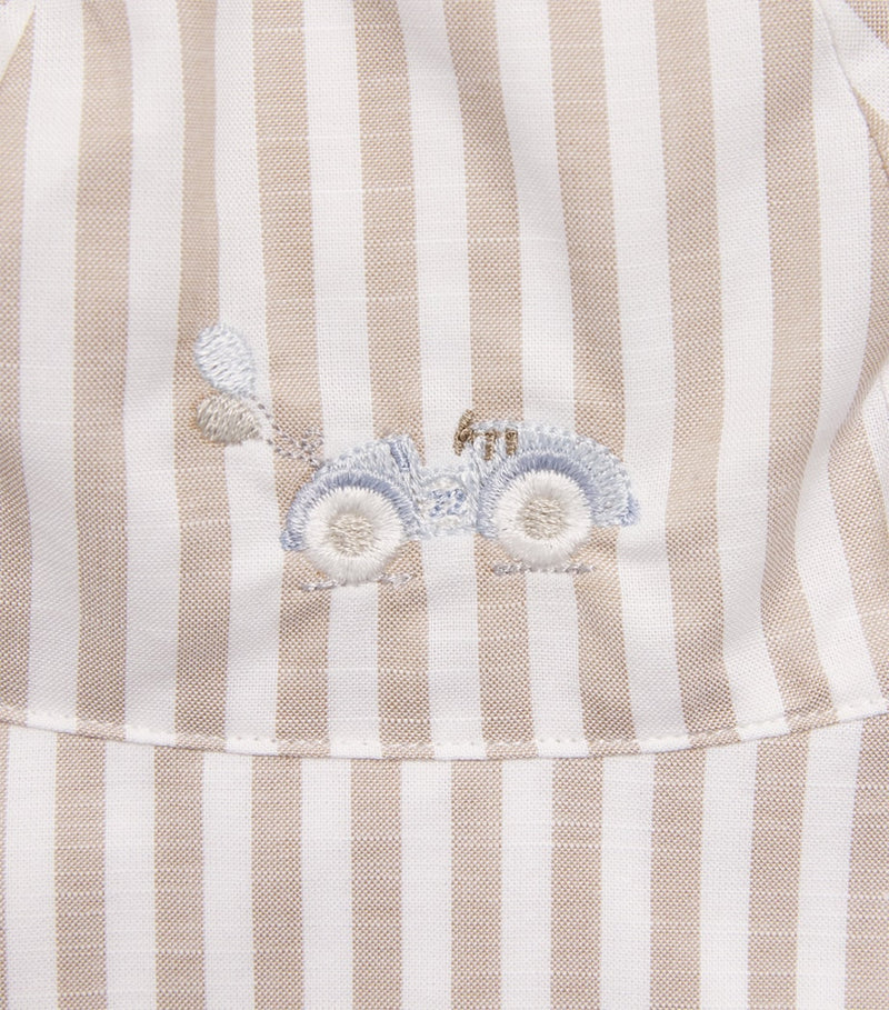 Marie-Chantal cotton Carlton race car sun hat, imported from the UK