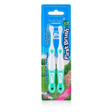 Brush Baby FirstBrush Baby Toothbrush Teal 2 Pack - British product