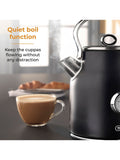 Tower Black Renaissance 1.7L kettle (British brand)