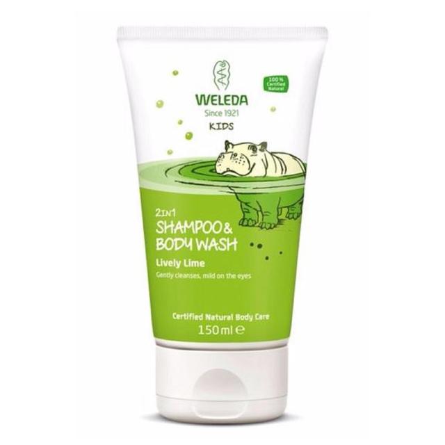 Weleda Kids Lime 2in1 Vegan Shampoo & Body Wash    150ml GOODS M&S   