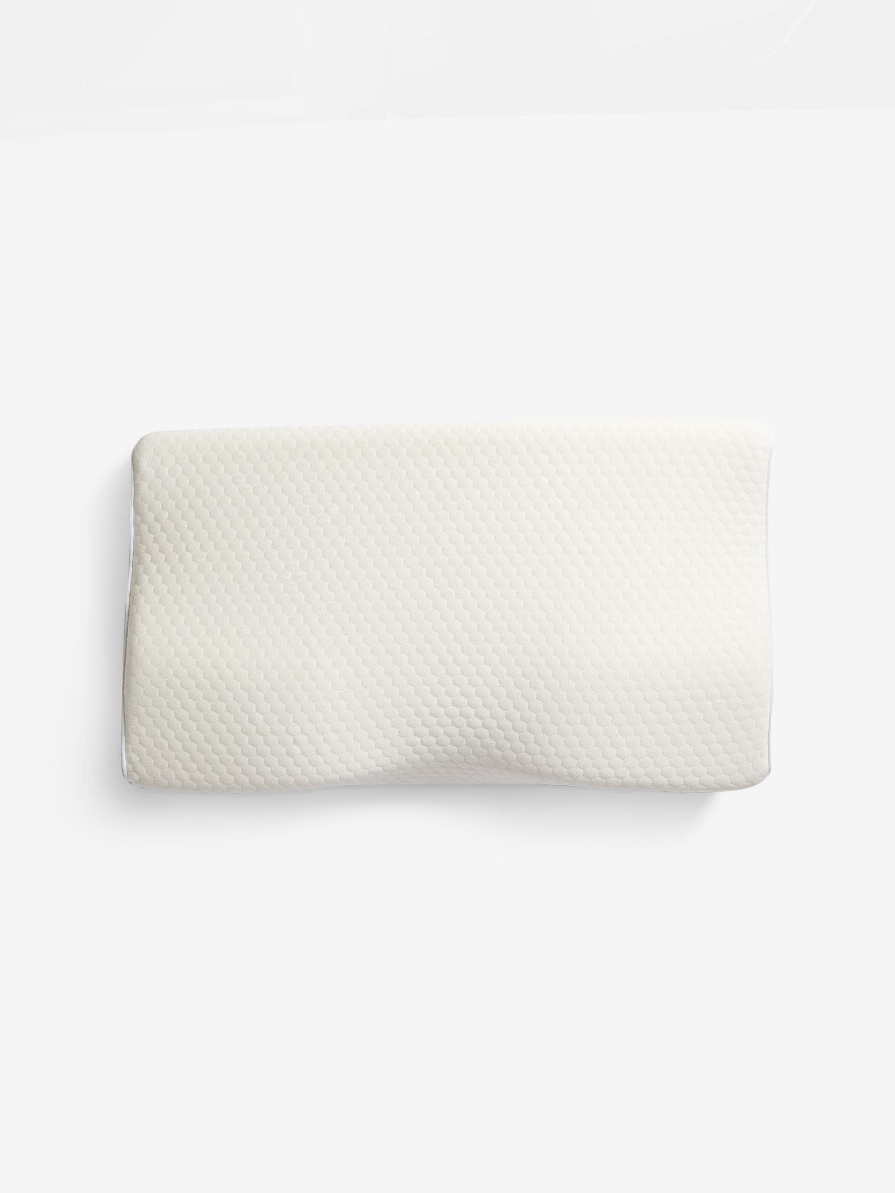 Tapered neck memory foam pillow (British brand)