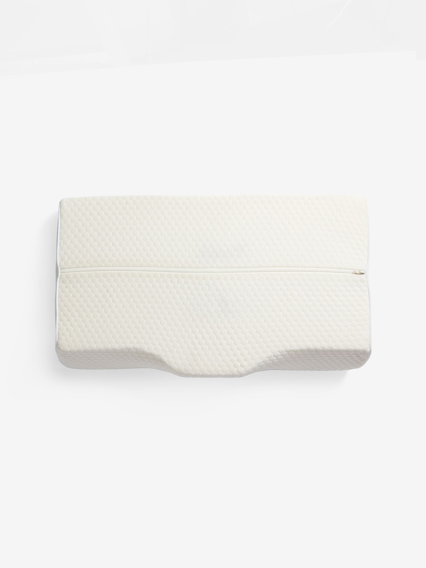 Tapered neck memory foam pillow (British brand)
