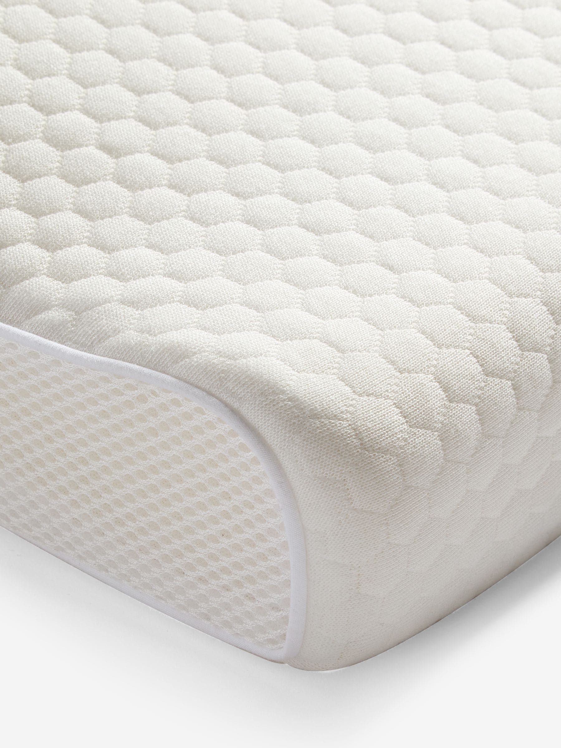 Tapered neck memory foam pillow (British brand)