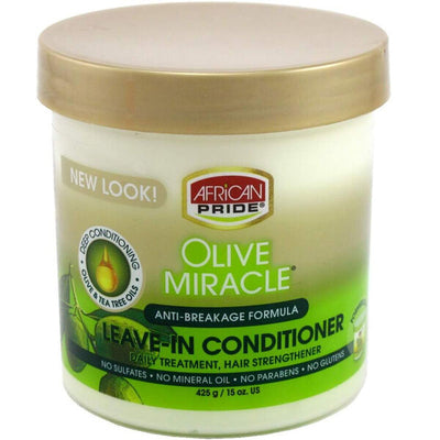 African Pride Olive Miracle Anti Breakage Leave In Conditioner