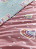 Appletree kids rainbow pom duvet cover and pillowcase set - British product
