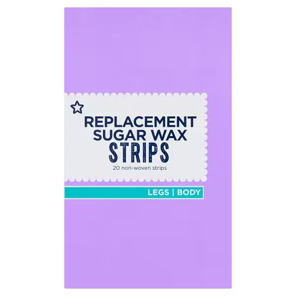 Superdrug replacement strips for warm wax x20 (British brand)