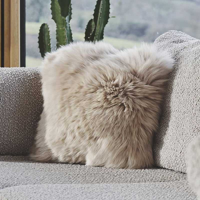 Bowron Sheepskin Cushion 7 Colours 35x35cm - British product