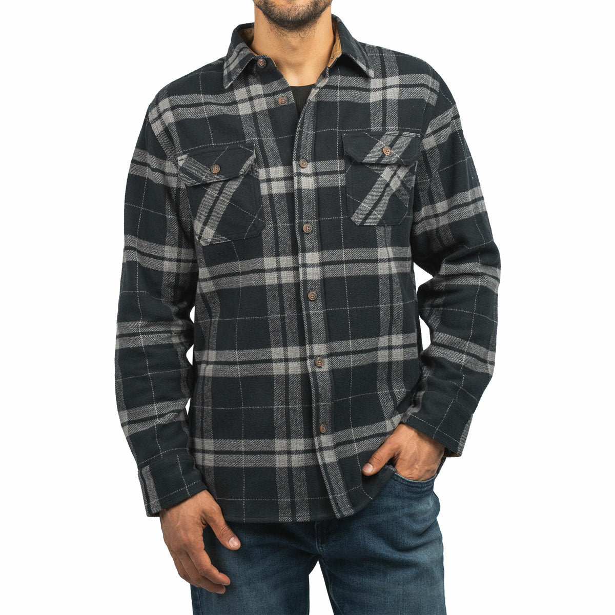 Jachs flannel shirt and thermal 2 pack, UK version